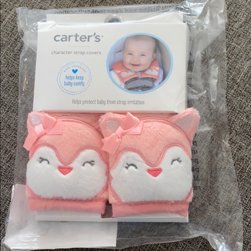 NWT Carter’s character strap cover Fox